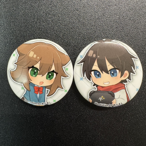 オリジナル缶バッジ 2種セット