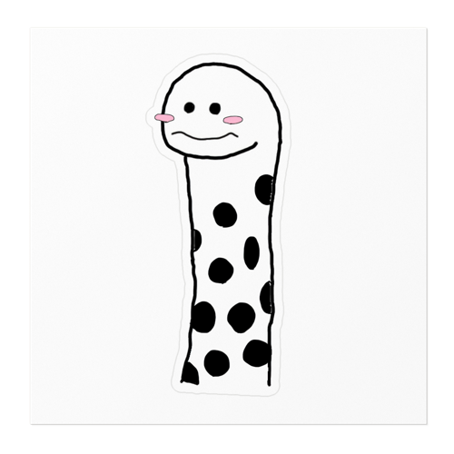 ちんあなごステッカー