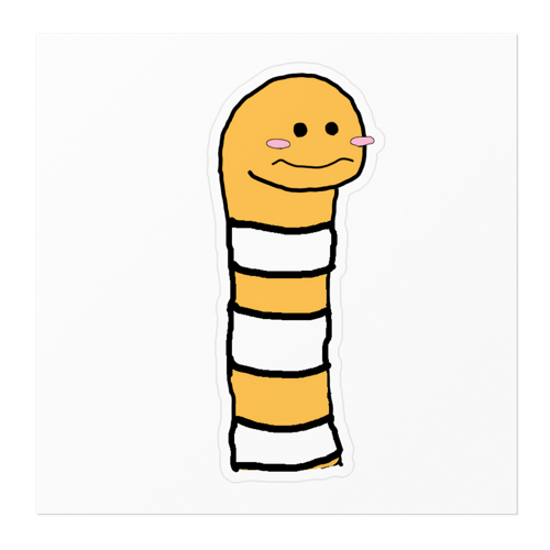 ニシキアナゴステッカー